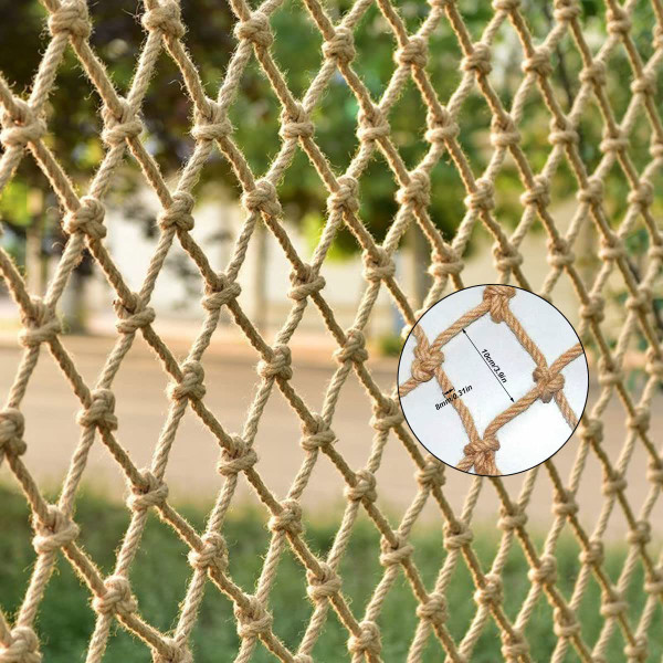 KACQIHTU Hemp Rope Net Child Safety Net Rope Fence Stairs Balcony Railings Garden Playground Safety Protection Rope Netting Climbing Net for Kids-1761621919 KACQIHTU Hemp Rope Net Child Safety Net Rope Fence Stairs Balcony Railings Garden Playground Safety Protection Rope Netting Climbing Net for Kids-1761621919