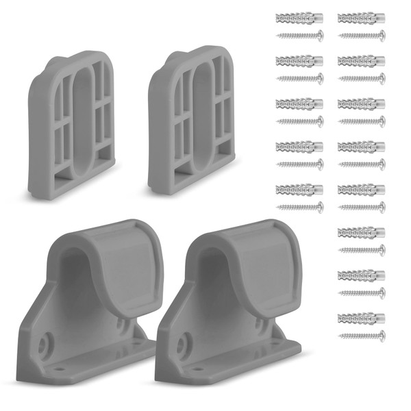 Retractable Baby Gate Replacement Parts, 55" W x 33" H Likzest Retractable Baby Gate Extensions (Including 2 x Latches + 2 x Brackets + 1 Set of Screws) for Retractable Gate (Grey) Retractable Baby Gate Replacement Parts, 55" W x 33" H Likzest Retractable Baby Gate Extensions (Including 2 x Latches + 2 x Brackets + 1 Set of Screws) for Retractable Gate (Grey)