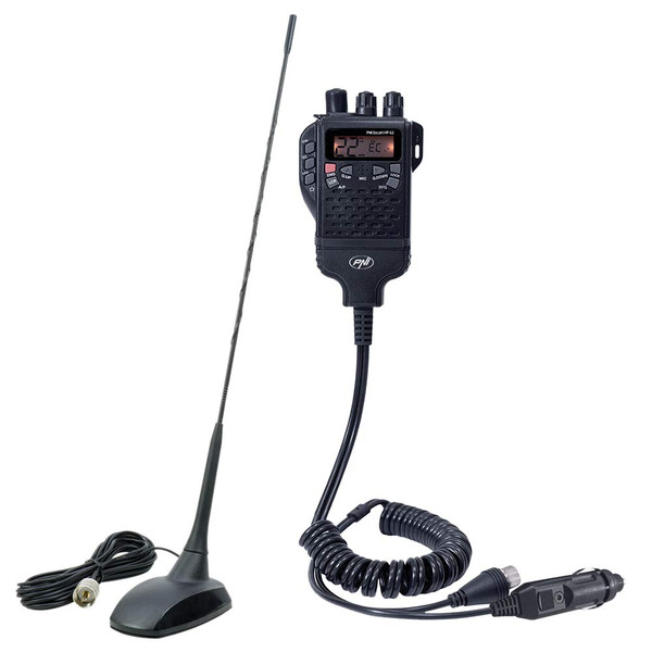 CB Radio PNI 62 and PNI Extra 48 Antenna with Magnet Included, ASQ, RF gain