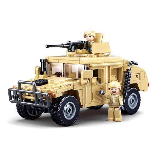 Octopbrik Military Vehicle Building Toy for Age 6 7 8 9 10 11 12+, Battle Brick, Compatible with Major Brand, Army Series Building Block with 2 Soldiers Figures (265 Pieces)