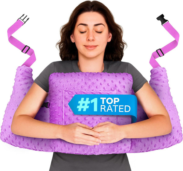 Zomaple Post Mastectomy Pillow Post Surgery – Post-Op Essentials, Breast Augmentation/Reduction & Mastectomy Recovery Supplies – Washable Cover for Comfort & Support