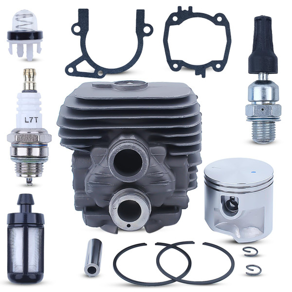 Atunee 50mm Cylinder Piston Kit for Stihl TS410 TS420 TS 410 TS 420 Cut-Off Saw with Decompression Valve Gasket Fuel Filter Replace 4238 020 1202 Atunee 50mm Cylinder Piston Kit for Stihl TS410 TS420 TS 410 TS 420 Cut-Off Saw with Decompression Valve Gasket Fuel Filter Replace 4238 020 1202