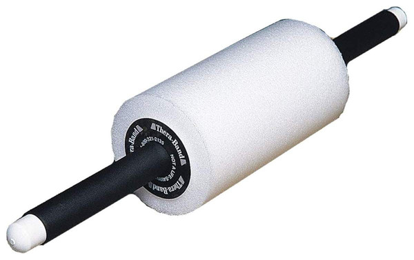 TheraBand Kickroller Flotation Device with Padded Grip, Water Aerobics Equipment for Hydrotherapy for Upper/Lower Body Strengthening, Swim Training and Swim Lessons, Aquatic Exercise and Training