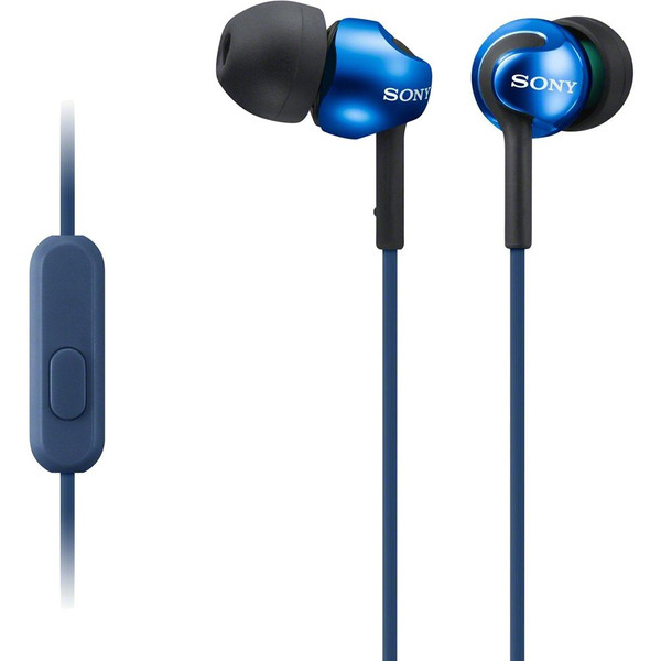 Sony MDREX110AP Step-Up EX Series Earbud Headset (Blue)