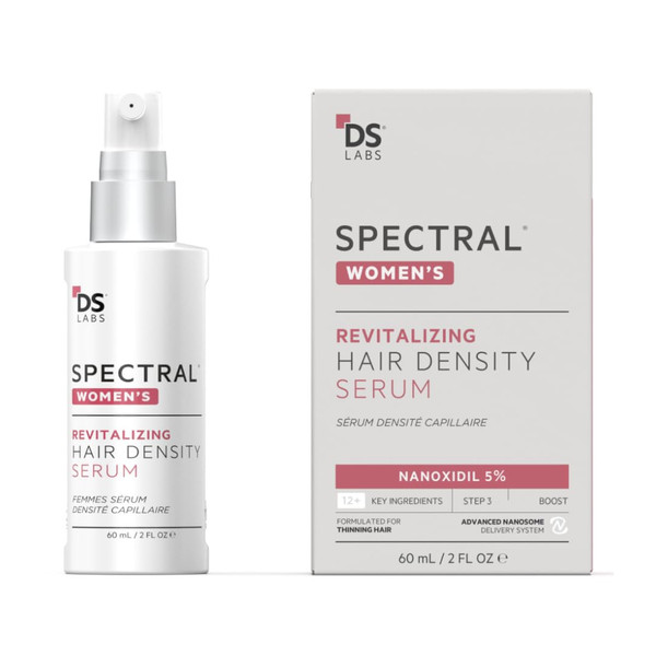 DS Labs Spectral Women’s Hair Density Serum (formerly Spectral.CSF), 60mL - Lightweight Leave-In for Fuller, Thicker Looking Hair, Fast Absorbing, Non-Greasy, For All Hair Types