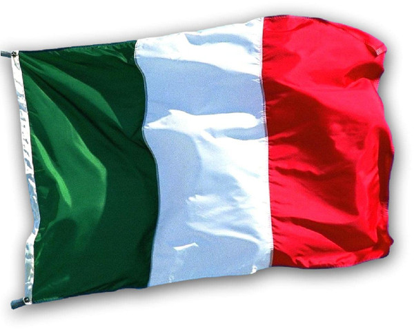 US Flag Factory - 3x5 FT Italy Italian Flag (Sewn Stripes) Outdoor SolarMax Nylon - Made in America - Premium Quality