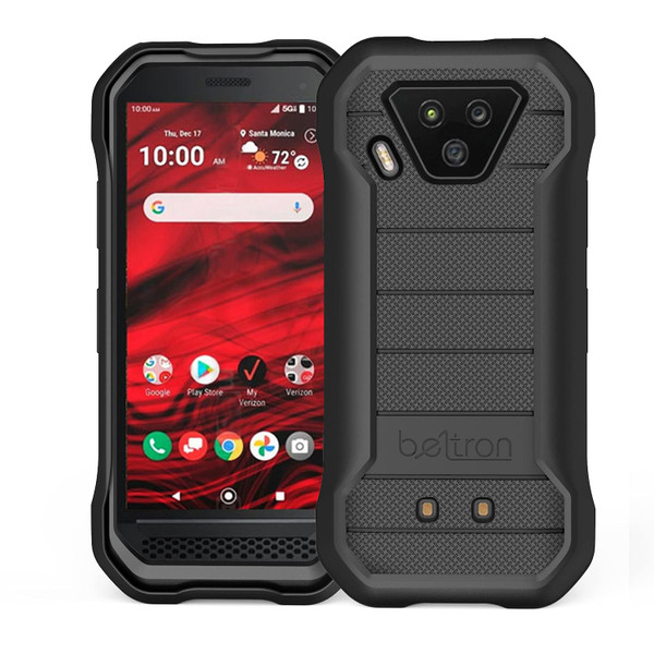 BELTRON DuraForce Ultra 5G Heavy Duty Case, Industrial Strength Armor Case with Reinforced Technology for Kyocera DuraForce Ultra 5G UW E7110 (Verizon) - Black BELTRON DuraForce Ultra 5G Heavy Duty Case, Industrial Strength Armor Case with Reinforced Technology for Kyocera DuraForce Ultra 5G UW E7110 (Verizon) - Black