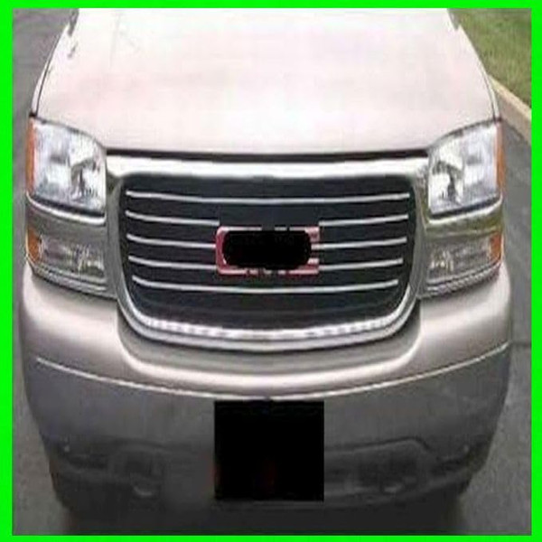 312 MOTORING fits 1999-2002 GMC SIERRA CHROME GRILLE GRILL KIT 2000 2001 99 00 01 02 1500 2500 3500 SLE SLT Z71 HD 4X4 EXT DENALI