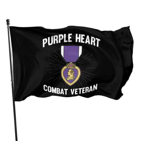 Purple Heart US Army Veteran Military Medal Outdoor Flag Home Garden Flag Banner Breeze Flag USA Flag Decorative Flag 3x5 Ft Flag 1