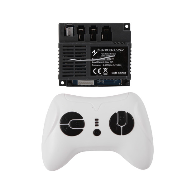 Kids Ride On Car 2.4G Bluetooth Remote Control and JR1930RXZ-24V Receiver Control Box Motherboard Kit for Children Electric Ride On Car