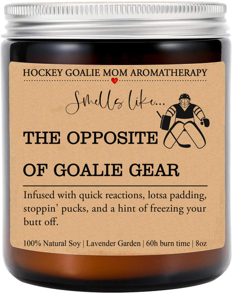 Hockey Goalie Mom Candle - Team Mom Gift - Birthday & Mother's Day Gift