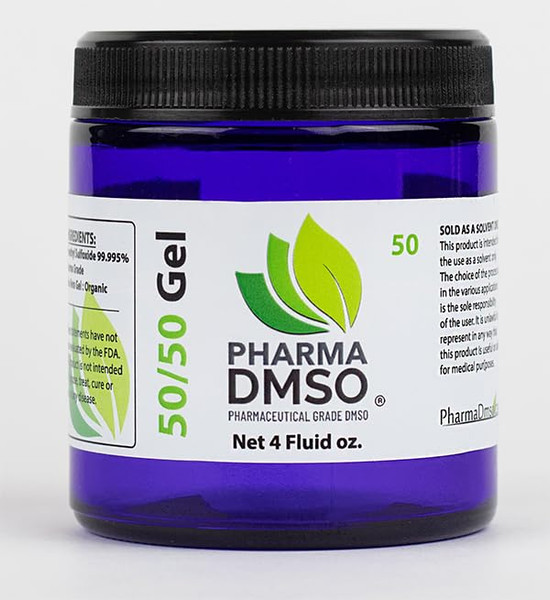 4 oz DMSO Gel with Organic Aloe Vera 50% Pharma Grade DMSO (4 oz.)