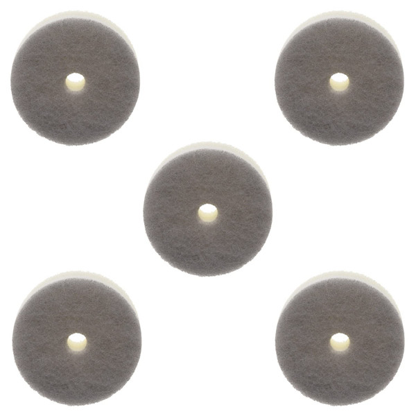 MARNA Kitchen Sponge, Nylon Polyurethane (PU), Grey, 約径9.1x3.5cm