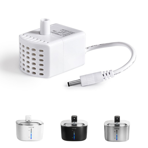 FEELNEEDY Replacement Water Pump, Compatible for Wireless & Battery Operated 4L/135fl oz Cat Water Fountain (YPD-C004P,YPD-C004S) FEELNEEDY Replacement Water Pump, Compatible for Wireless & Battery Operated 4L/135fl oz Cat Water Fountain (YPD-C004P,YPD-C004S)