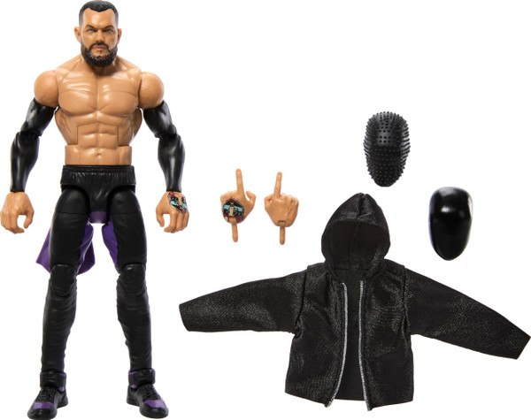 Mattel WWE Elite Action Figure & Accessories, Series #107 Finn Balor 6-inch Collectible with 25 Articulation Points & Swappable Hands
