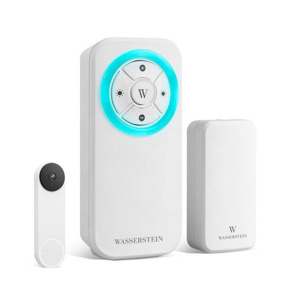 Wasserstein Google Nest Doorbell Chime (Wired & Battery) - Made for Google