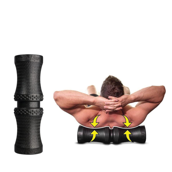 IntelliRoll Max Sport | Textured Extra Firm Density Foam Roller for Muscle Trigger Point Massage, Physical Therapy and Exercise | Advanced Roller Optimized for Neck & Spine, Relieve Back Muscle Pain