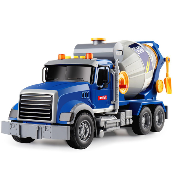Dwi Dowellin Toddler Trucks Toys for Boys Age 1-3 3-5,Big Cement Mixer Truck with Lights and Sounds,Kids Boy Toys Christmas Birthday Gift Car