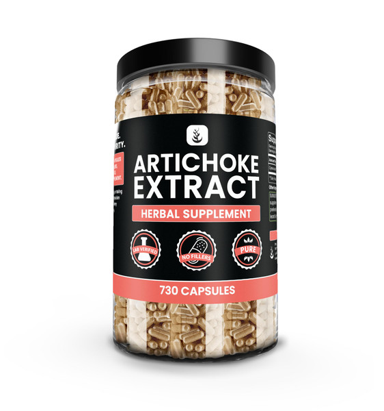 PURE ORIGINAL INGREDIENTS Artichoke Extract (730 Capsules) No Magnesium Or Rice Fillers, Always Pure, Lab Verified