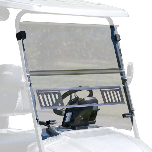 RED DOT Vented Clear Golf Cart Windshield Compatible with Star EV Sirius Golf Carts | 1/4 Inch Acrylic | Made in the USA