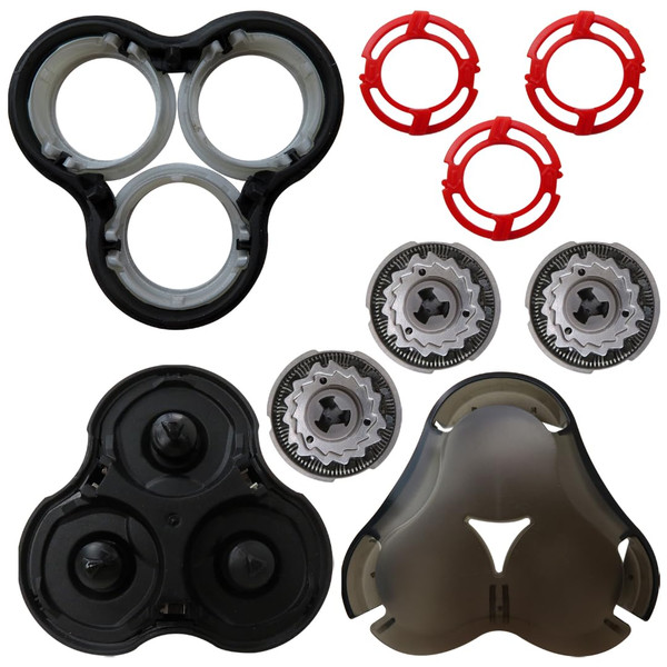 Full set RQ12 PRO S9000 Replacement Shaver Head For P-hilips SH90/52 P-hilips Norelco SERIES 8000; S8950/50, S8950/91. SERIES 9000; S9311/27 S9311/84, S9311/87 by YTXXDEUS
