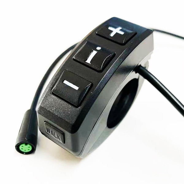 NULKOMMA Electric Bike Push Button Accessories 5-Pin Female Connector Switch Button Controller Fits KD718 KD986 KD51C Ebike Speedometer Key NULKOMMA Electric Bike Push Button Accessories 5-Pin Female Connector Switch Button Controller Fits KD718 KD986 KD51C Ebike Speedometer Key