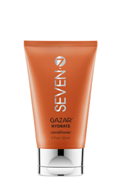 SEVEN Hair Care Gazar Hydrate Conditioner for Women & Men, Anti-Frizz, Moisturize Dry Hair, Sulfate + Paraben Free, Cruelty Free with Argan Oil, Jojoba & Biotin, Made in USA, 2oz