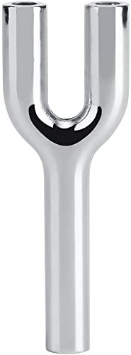 Double Barrel Tube Metal Y-shaped Mini Muffler Connector to Bottle Lab Fitting Fixture