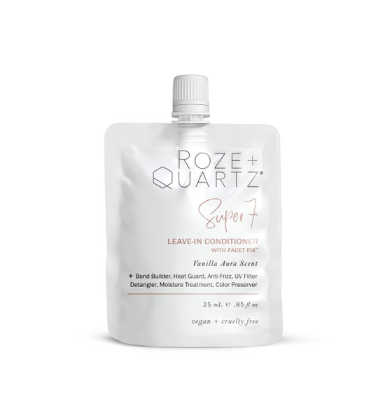 Roze + Quartz® Super 7 Leave-In Conditioner • Seven Benefits for All Hair Types (0.85oz)