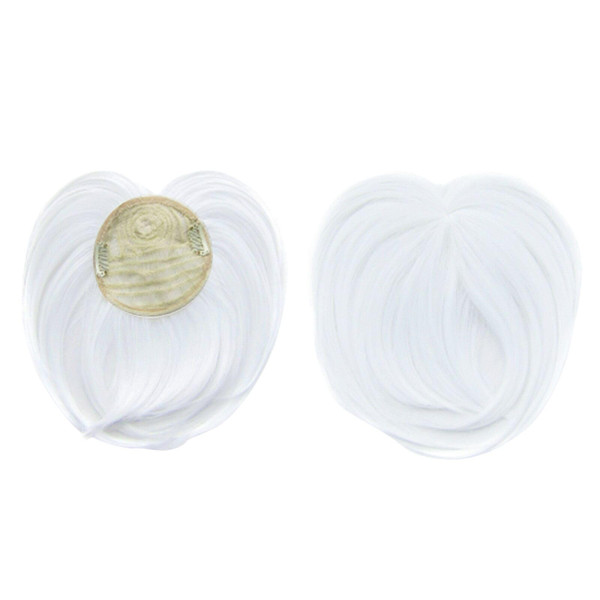 Faringoto Clip-In Bangs Hairpiece for Women,with Adjustable Combs,Thick Top Hair Fringe for Thin Hair or Costume