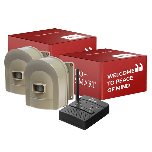 1/2 Mile Hosmart Driveway Alarm Wireless Sensor System & Driveway Sensor Alert System Weatherproof Security Outdoor Motion Sensor & Detector-1761631990