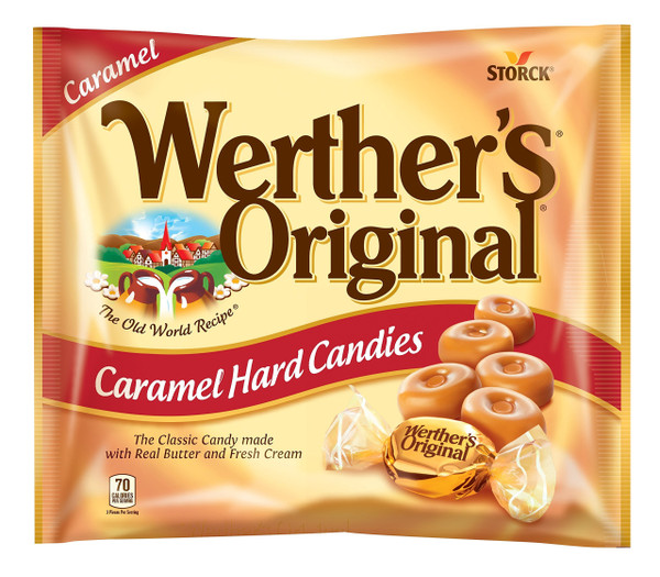 Werther's Original Caramel Hard Candies (The Classic Candy Made with Real Butter And Fresh Cream (2.65 Oz - 4 Pack!!!!!!)