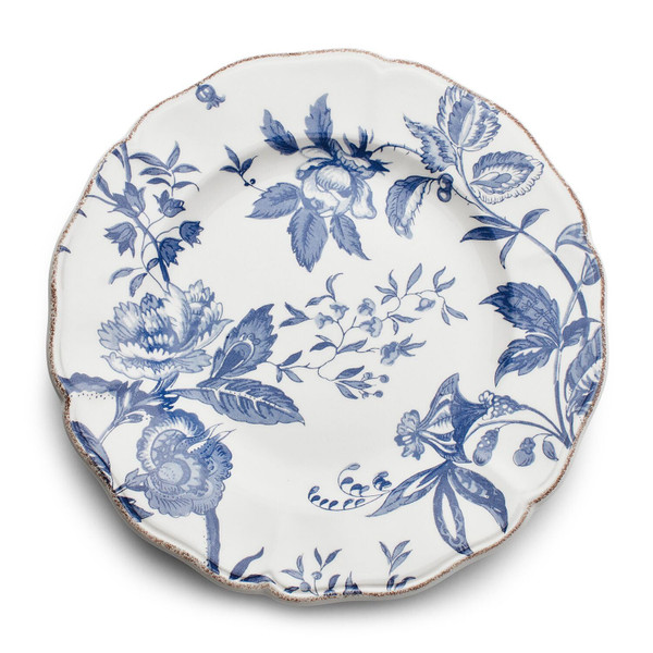 Sur La Table Italian Blue Floral Dinner Plate
