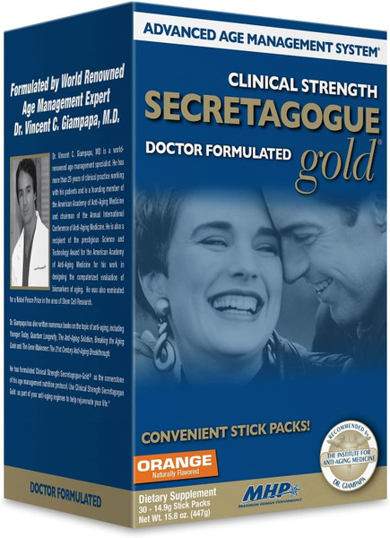 MHP Secretagogue Clinical Strength-Gold, Orange, 30 Count