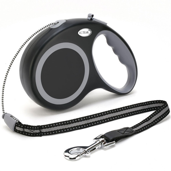 Retractable Dog Leash, 30 FT/ 20 FT Dog Walking Leash for Small Medium Large Dogs up to 110 lbs, Heavy Duty No Tangle, Black, 30 FT