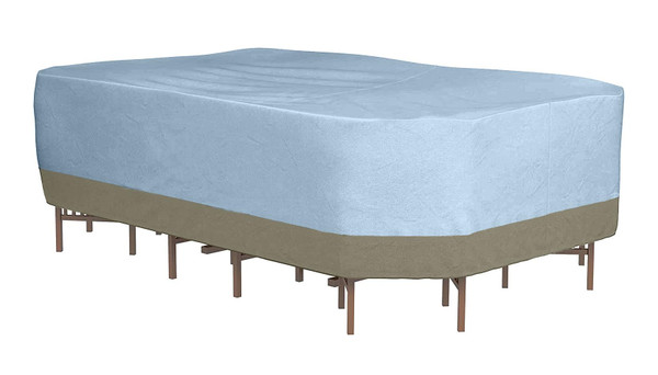 monsoon Large 125 in. Rectangle Patio Table with Chairs Cover 125L x 82W x 32H