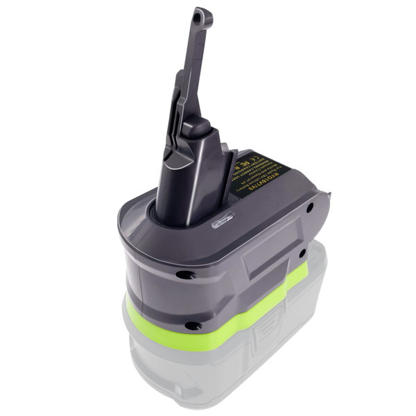Adapter for Dyson V7 / V8 Vacuum Cleaner for RYOBI 18V Battery Convert to for Dyson V7 & V8 Vacuum Cleaner, for Battery 18-Volt HP High Capacity PBP2005 P194 P193 PBP2004 for Animal+ Fluffy