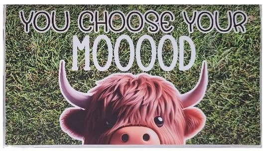 2 Year Pocket Calendar Planner with Free Note Pad, Wildlife & Animals (Highland Cow, 2025-2026)