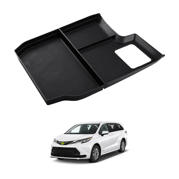 Autorder Lower Center Console Organizer Toyota Sienna 2021-2026 Interior Accessories Center Console Bottom Storage Insert Tray Autorder Lower Center Console Organizer Toyota Sienna 2021-2026 Interior Accessories Center Console Bottom Storage Insert Tray