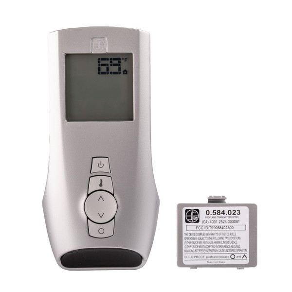 Sit 0.584.023 Proflame 1 Silver Transmitter GTMF Series Fireplace Remote Control Handheld Thermostat - Fireplace On/Off/Flame Adjustment. Note: Will Not Replace Black Transmitters or Other Models.
