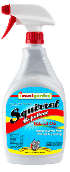 I Must Garden Squirrel Repellent: Protects Vehicles, Plants, Decking, & Furniture – Works on Chipmunks – 32oz Ready to Use I Must Garden Squirrel Repellent: Protects Vehicles, Plants, Decking, & Furniture – Works on Chipmunks – 32oz Ready to Use