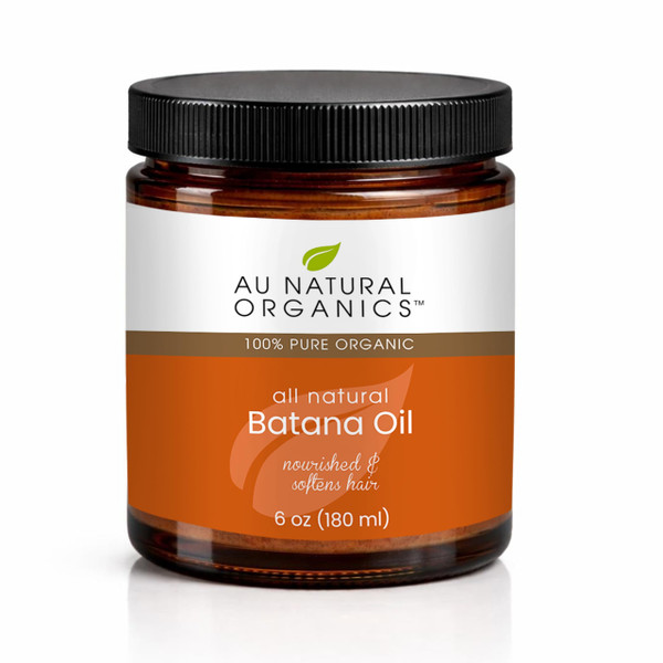 Au Natural Organics Batana Oil for Hair Growth, Since 2015, 6oz Big Jar, 100% Pure Cold Pressed Aceite De Batana, Organic Botana Oil Thickens Hair, Stops Breakage, Nourishes Scalp, Skin Moisturizer