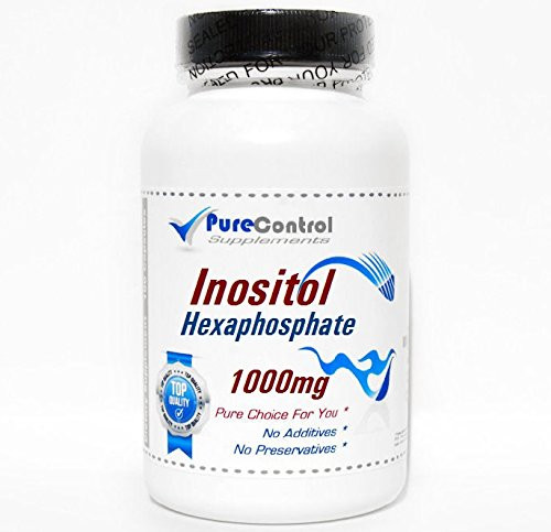 Inositol Hexaphosphate 1000mg // 100 Capsules // Pure // by PureControl Supplements