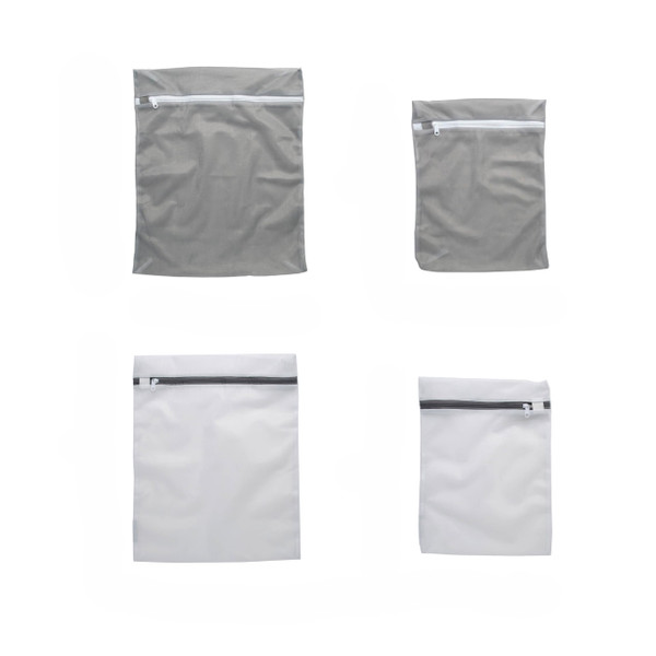 Laundry 360 4 Pack Active wear Wash Bag Set | Set includes 2 Large Bags and 2 Medium Bags | Protect Clothing | Laundry Accessories | Assorted Colors