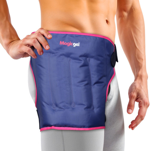 Magic Gel Extra Large Hip Ice Pack Wrap - Reusable Cold Pack for Hip Bursitis, Hip Replacement Surgery and Hip Flexor Pain. Hip ice wrap for Inflammation, Swelling and Hip Pain Relief Magic Gel Extra Large Hip Ice Pack Wrap - Reusable Cold Pack for Hip Bursitis, Hip Replacement Surgery and Hip Flexor Pain. Hip ice wrap for Inflammation, Swelling and Hip Pain Relief