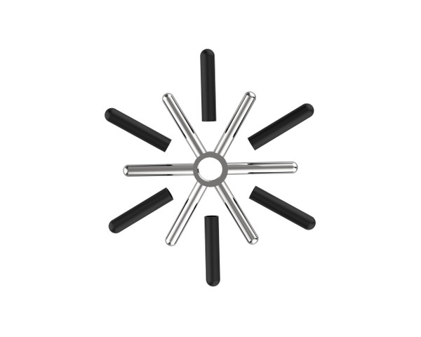 Krome Dispense Replacement Stainless Steel Disk for Glass Rinser Rinser Universal Rinser Disk Replacement C4016