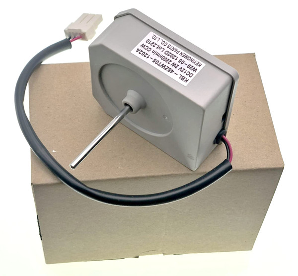 KBL-48ZWT05-1202A Refrigerator Evaporator Fan Motor Compatble with Omar Refrigerator and Magic Chef 3059900004 5304518492 etc, DC 12V 2W 2200r/min