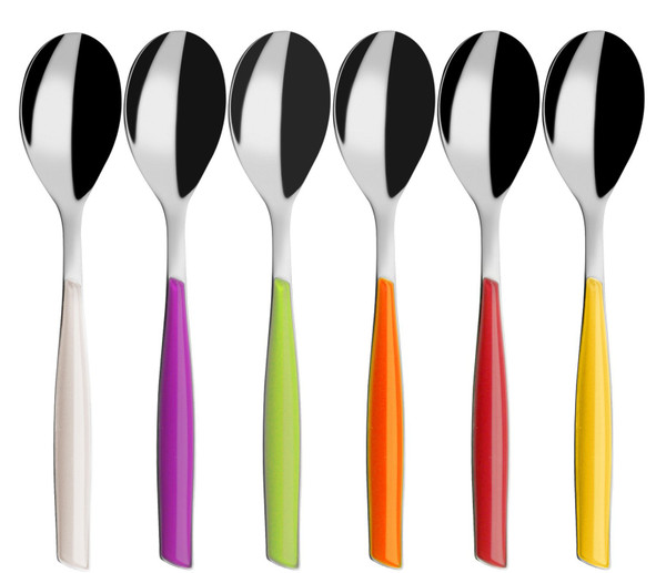 Set of 06 Spoons Bugatti Multicolor