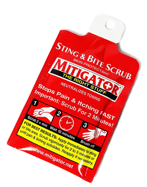 Mitigator Sting & Bite Scrub Treatment Skin Protectant Relieves Itching Fast!