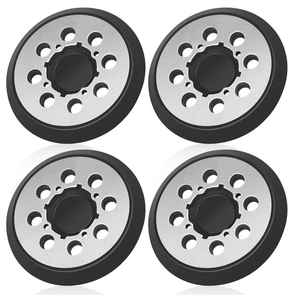 Fibvaxm 4 Pack Orbital Sander Replacement Pad for DeWalt, 5 Inch 8 Hole Hook and Loop Metal Sander Pads for DWE6421 6421K DWE6423 6423K DCW210B DWE64233 and N329079 Replacement Pad